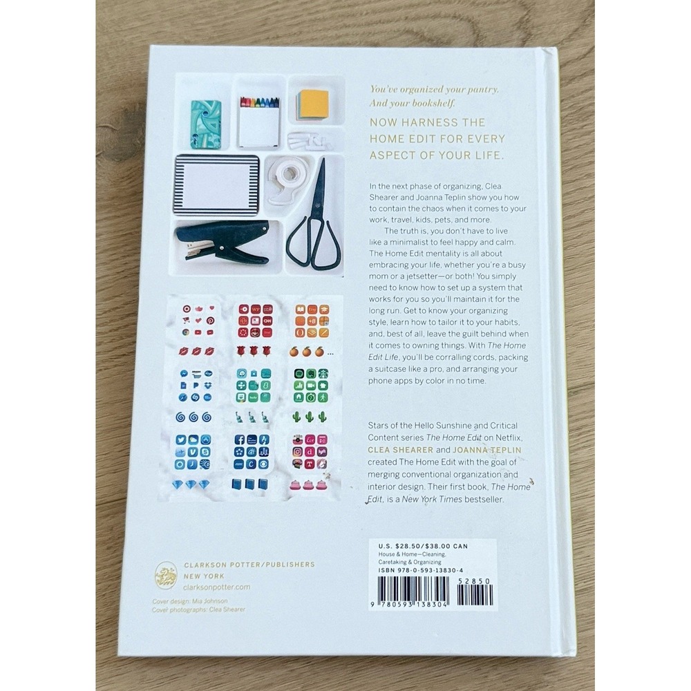 The Home Edit Life Clea Shearer Joanna Teplin Hardcover Organizing Decluttering - Picture 2 of 4